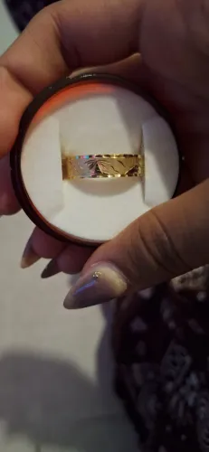 Anel/aliança de ouro 18k