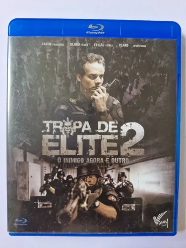 Blu-ray Tropa de Elite 2 - mídia usada perfeita