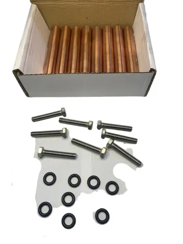 Kit 2-Eletrodos Para Ionizador Aqualux - Splash 12 - Kit C-2