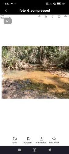 2 alqueires formada capim tem riacho tem uma mina olho d'água dentro da terra cristalina