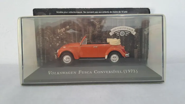 * MT Volkswagen 1:43 VW Fusca Conversível Carros Inesquecíveis do Brasil Lacrado Blister