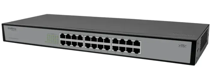 SWITCH 24 PORTAS 10/100 INTELBRAS SF 2400 QR+ - USADO