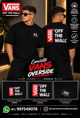 Camiseta Overside VANS/tamanho G
