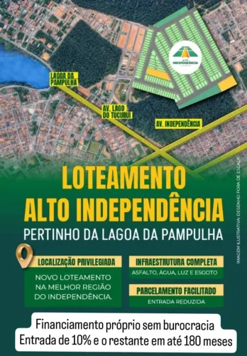 Loteamento Alto Independência. Entrada facilitada. Financiamento sem burocracia