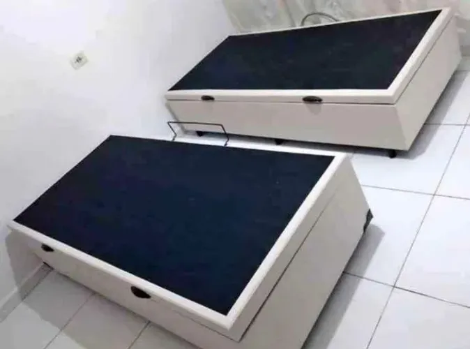 Cama box solteiro (nova)