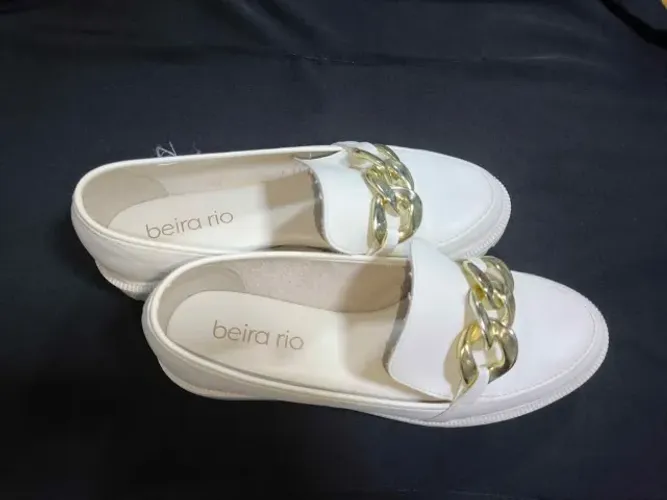Mocassim Feminino Branco Beira Rio