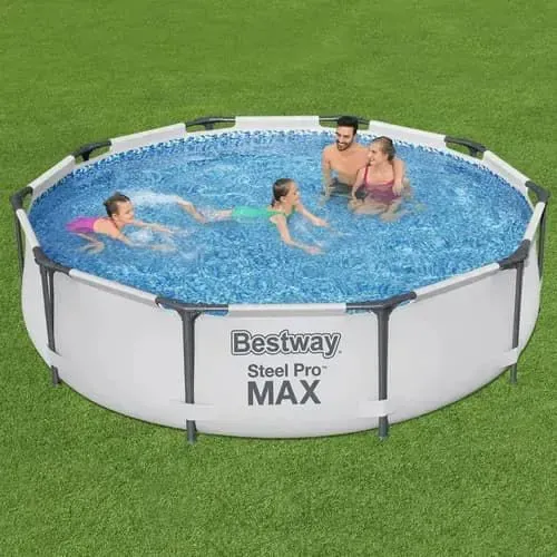 Piscina 5000 litros acompanha equipamentos para limpeza 