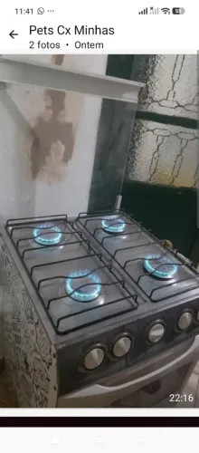 Fogão funciona tudo