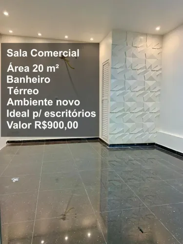 Aluga-se Sala comercial para escritório.