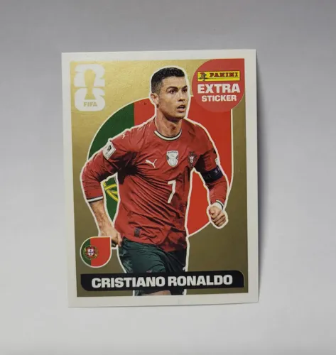 Figurinha Cristiano Ronaldo Legend Ouro - Original Panini 2026