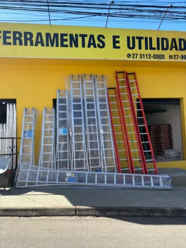 Escada Extensiva, Multifuncional Alumínio e Fibra