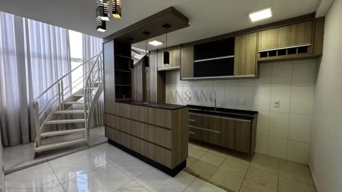 Apartamento Duplex para aluguel e venda no Residencial Castelbello, 3 quartos sendo 1 suít