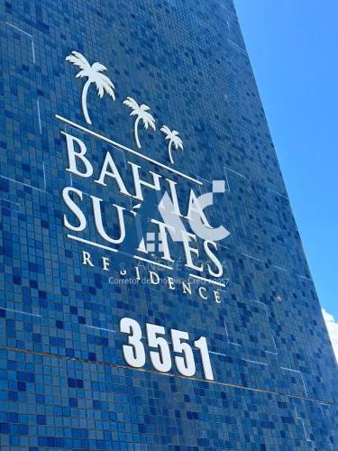 ALUGUEL BAHIA SUÍTES | QUARTO E SALA MOBILIADO | VISTA MAR - R$ 4.000,00