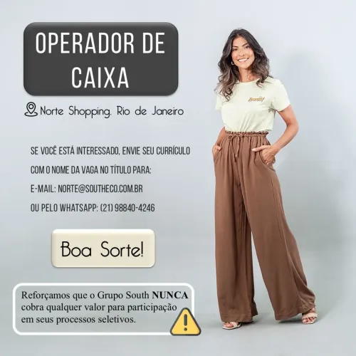 Vaga operadora de caixa