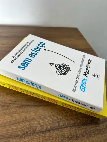 2 livros: Sem esforço e O poder do Hábito