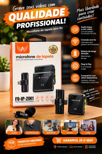 Microfone de Lapela a?Gold