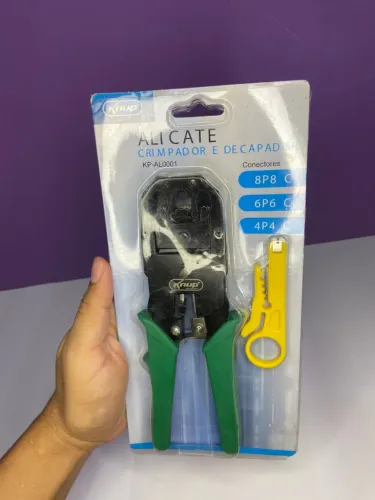 Alicate Crimpador e Decapador KP-AL001 Knup