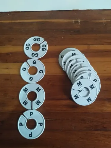 Separador tamanho para arara 14pçs