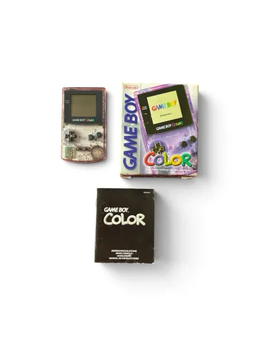 Game Boy Color Atomic Purple Original com Caixa e Manuais