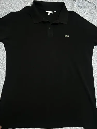 Polo Lacoste original preta tamanho G