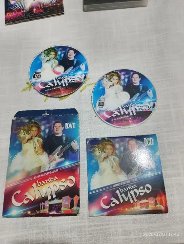 CD e DVD banda Calypso no DF promocional