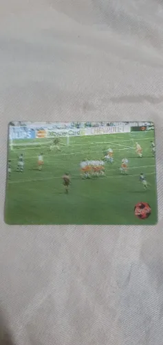 CARD HOLOGRÁFICO COCA COLA gol roberto RARIDADE COPA 1994 GOL DE FALTA DO JOGADOR BRANCO.