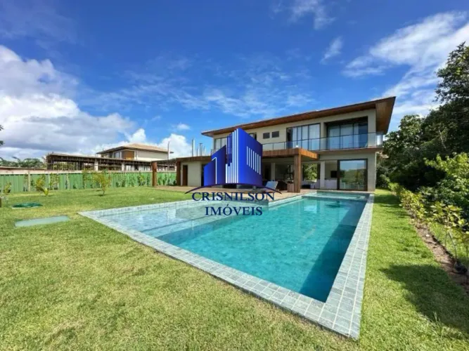 CASA À VENDA CONDOMÍNIO PRAIA BELLA EM PRAIA DO FORTE R$ 4.900.000,00 MOBILIADO, PORTEIRA 