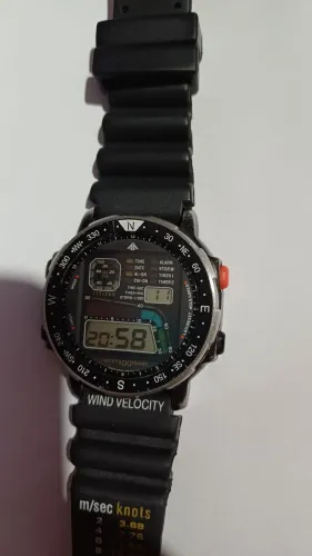 De volta p o futuro citizen wind surf Black s prata raridade 