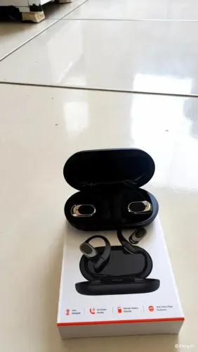 Fone de ouvido sem fio + condução Óssea com display digital
