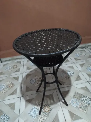 Mesa bistrô fibra sintética