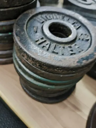 Anilhas de 1kg de  ferro 