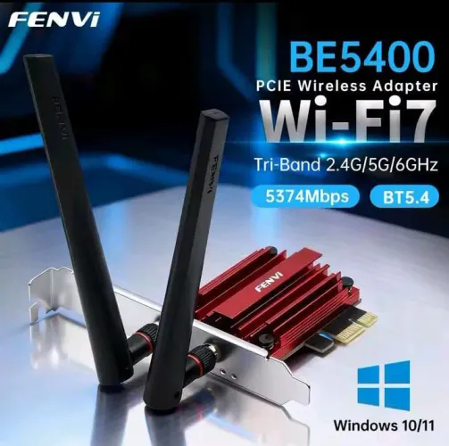 Adaptador de rede sem fio fenvibe 5400
