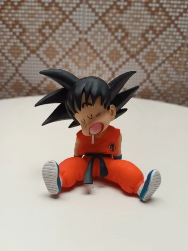 Boneco Goku Kakaroto Anime Dragon Ball 10cm em PVC