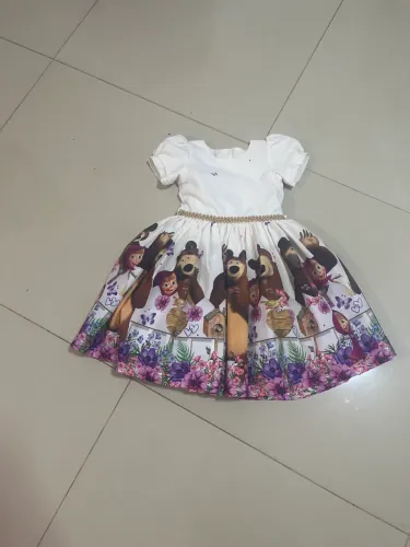 Vestido masha e urso 