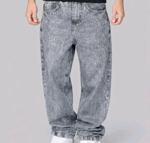 Calça baggy grafityo cinza