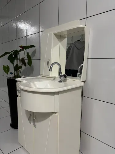 Conjunto de banheiro completo de 60cm