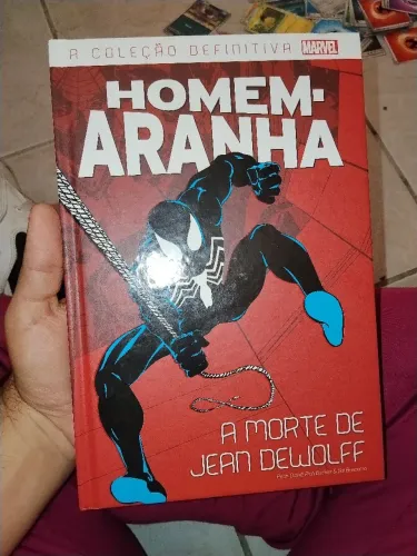 Homem Aranha a morte de Jean Dewolff, edição salvat definitiva, raro e excelente