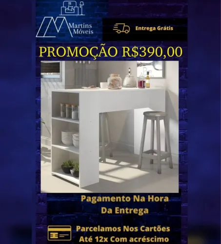 GRANDE PROMOÇÃO*BANCADA COZINHA SOLUZIONE  ENTREGA GRÁTIS ACEITA CARTÃO