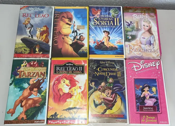 Filmes VHS original da disney 