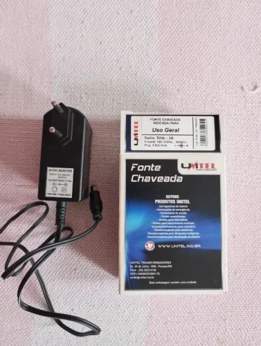 Fonte 5V, 3A, Bivolt Automático 110/220V, Chaveada, Entrega Grátis em Vila Velha
