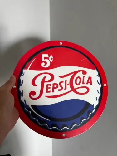 Placa Pepsi Old Metal Decoração 