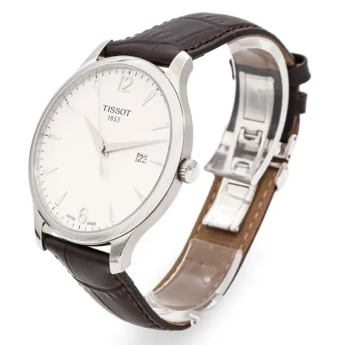 Tissot T Classic Tradition Stainless Steel Date Quartz Men's Watch Ref. T063610