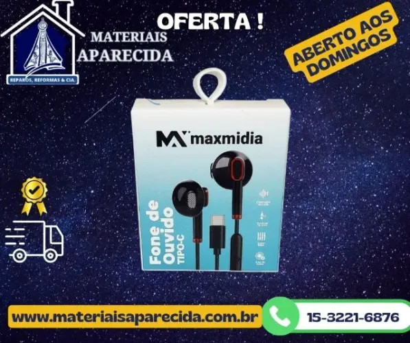 Fone de Ouvido Tipo C MAX- F908C 