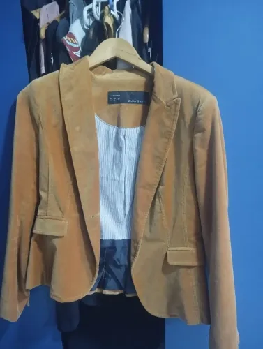 Blazer veludo Zara novo feminino 