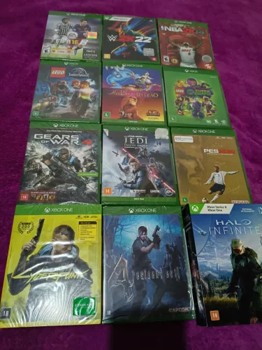Lote jogos Xbox One Series X Novos