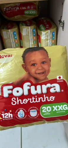 Fralda fofura shortinho XXG