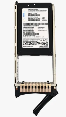 SSD IBM System Storage 7,68TB RI SAS 12Gb/s SFF 2,5" - P/N 01YM927 - FRU 01YM655