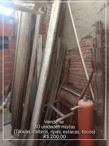 Lote de Madeiras Usadas