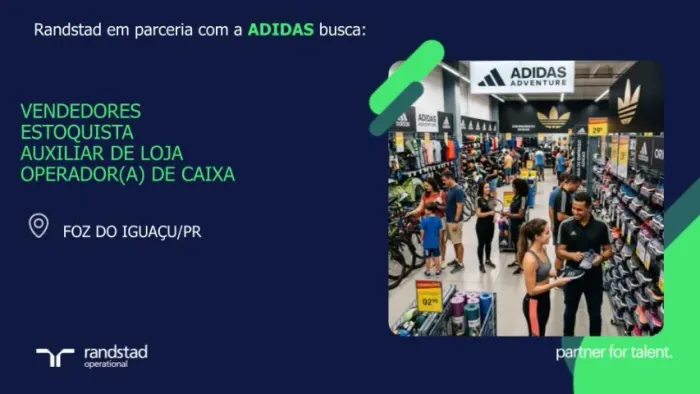 VAGAS ADIDAS
