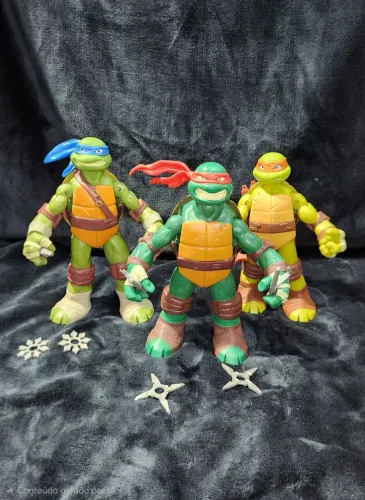 Kit Bonecos Tartarugas Ninjas